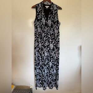 White House Black Market Floral Maxi Dress Size XL